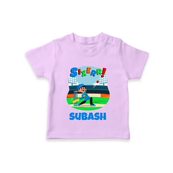 6th Birthday T Shirt for Kids | Trendy and Fun - LILAC - 0-5 Months Old (Chest 17")