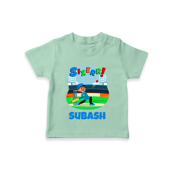 6th Birthday T Shirt for Kids | Trendy and Fun - MINT GREEN - 0-5 Months Old (Chest 17")