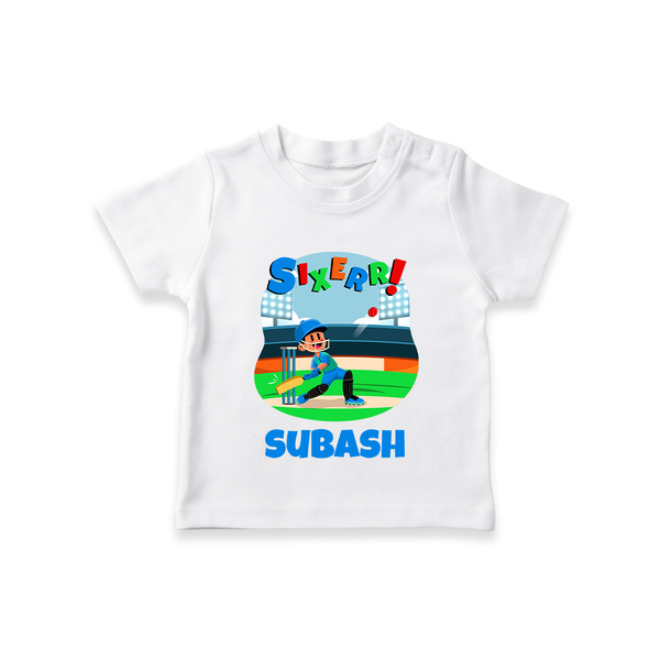 6th Birthday T Shirt for Kids | Trendy and Fun - WHITE - 0-5 Months Old (Chest 17")
