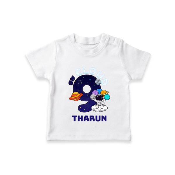 Custom 9 Year Old T Shirt | Trendy Personalized Tee - WHITE - 0-5 Months Old (Chest 17")