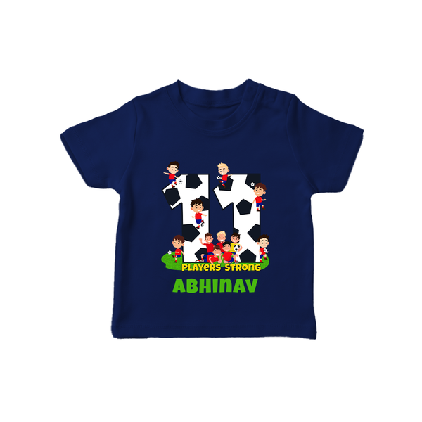 Custom 11 Year Old T Shirt | Personalized Kids Tee - NAVY BLUE - 0-5 Months Old (Chest 17")