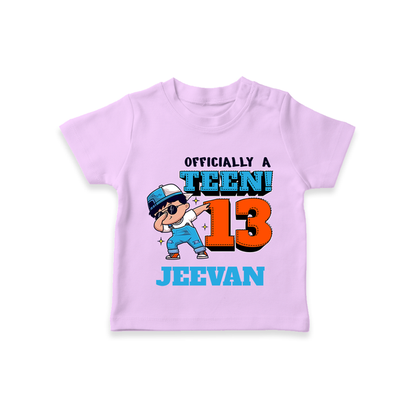 Custom 13 Year Old T Shirt | Personalized Cotton Tee - LILAC - 0-5 Months Old (Chest 17")