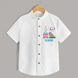 Personalized Name Shirt for 2 Year Old | Fun and Stylish - WHITE - 0 - 6 Months Old (Chest 23")