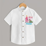 Trendy Cotton Shirt for 4 Year Old | Great for Daily Wear - WHITE - 0 - 6 Months Old (Chest 23")