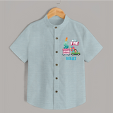 Custom Name Shirt for 5 Year Old | Perfect for Parties - ARCTIC BLUE - 0 - 6 Months Old (Chest 23")