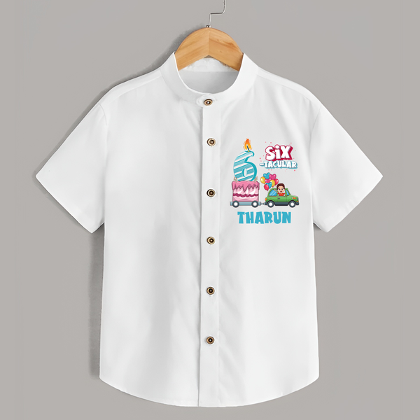 Fun Printed Shirt for 6 Year Old | Great for Playdates - WHITE - 0 - 6 Months Old (Chest 23")