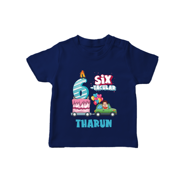 Stylish 6 Year Old T Shirt | Perfect for Playdates - NAVY BLUE - 0-5 Months Old (Chest 17")