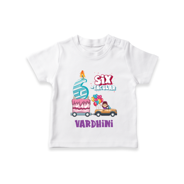 Trendy 6 Year Old T Shirt | Fun and Stylish - WHITE - 0-5 Months Old (Chest 17")