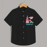 Fun Shirt for 8 Year Old | Name Print and Everyday Style - BLACK - 0 - 6 Months Old (Chest 23")