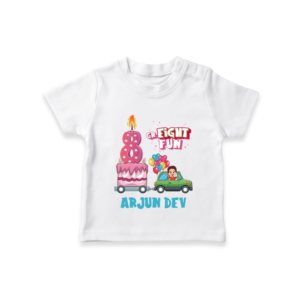 Stylish 8 Year Old T Shirt | Perfect for Everyday Wear - WHITE - 0-5 Months Old (Chest 17")