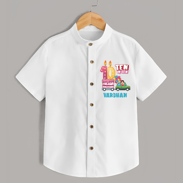 10th Birthday Shirt for Kids | Trendy and Comfy - WHITE - 0 - 6 Months Old (Chest 23")