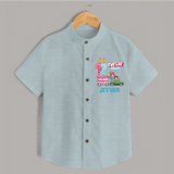 Cool 12th Birthday Shirt for Kids | Name Printed Shirt - ARCTIC BLUE - 0 - 6 Months Old (Chest 23")