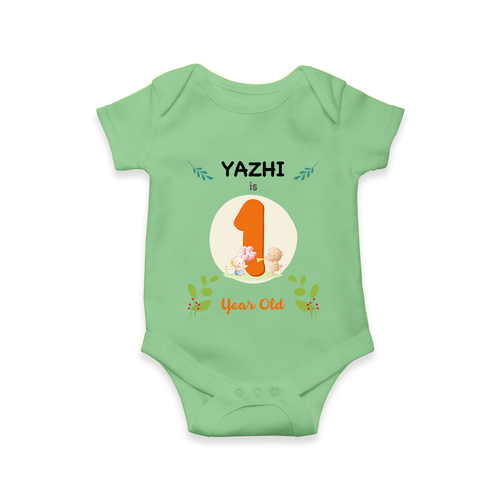 Celebrate one Year of joy with our delightful customized Romper For Babies