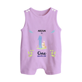 Make The First Month Unforgettable With Our Exclusive Customized Romper Suit For Babies - LILAC - 0 - 5 Months Old (Chest 18")