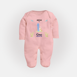 Make The First Month Unforgettable With Our Exclusive Customized Sleep Suit For Babies - BABY PINK - New Born (Chest 7.5")