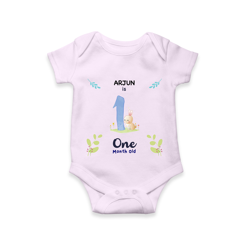 Make The First Month Unforgettable With Our Exclusive Customized Romper For Babies - LILAC - 0 - 3 Months Old (Chest 16")