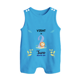 Make The Second Month Unforgettable With Our Exclusive Customized Romper Suit For Babies - ROYAL BLUE - 0 - 5 Months Old (Chest 18")