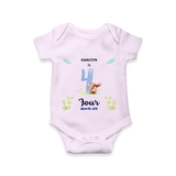 Make The Fourth Month Unforgettable With Our Exclusive Customized Romper For Babies - LILAC - 0 - 3 Months Old (Chest 16")