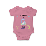 5 Month Milestone Baby Bodysuit Outfit | Personalized Romper/Onesie | Perfect for Photoshoots - ONION - New Born (Chest 14")
