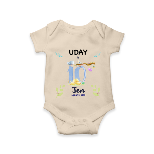 10 Month Milestone Baby Bodysuit Outfit | Personalized Romper/Onesie | Perfect for Photoshoots
