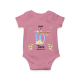 Make The Tenth Month Unforgettable With Our Exclusive Customized Romper For Babies - ONION - 0 - 3 Months Old (Chest 16")