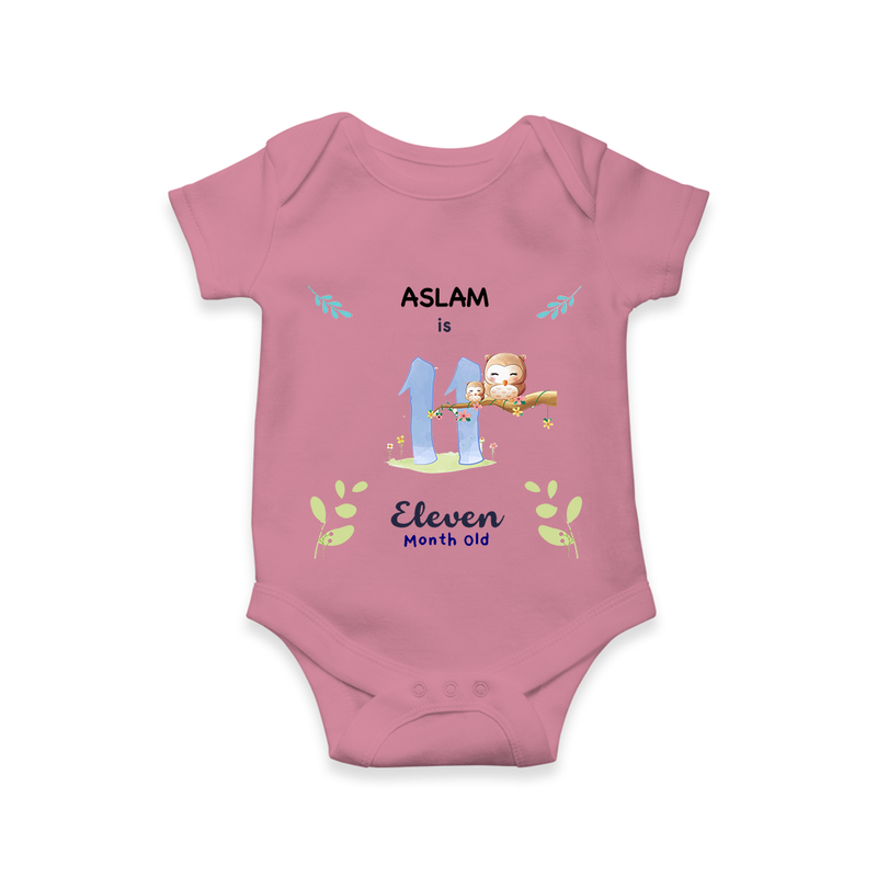 Make The Eleventh Month Unforgettable With Our Exclusive Customized Romper For Babies - ONION - 0 - 3 Months Old (Chest 16")