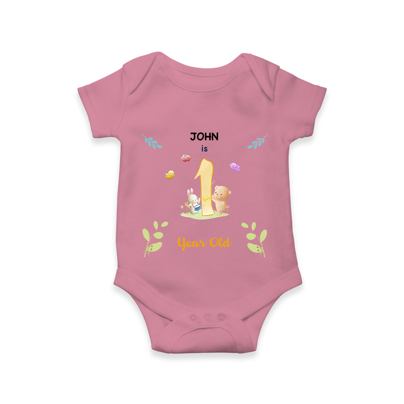 Make The First Year Unforgettable With Our Exclusive Customized Romper For Babies - ONION - 0 - 3 Months Old (Chest 16")