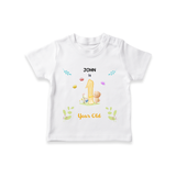 Make The First Year Unforgettable With Our Exclusive Customized T-Shirt For Babies - WHITE - 0-5 Months Old (Chest 17")