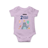 Commemorate your little one's 2nd month with a custom romper/onesie, personalized with their name!