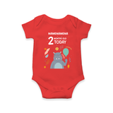 Commemorate your little one's 2nd month with a custom romper/onesie, personalized with their name!
