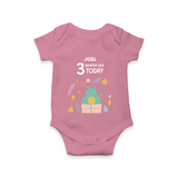 Celebrate The Magic Of Your Baby's Third Month With Our Elegant And Customized Romper For Babies - ONION - 0 - 3 Months Old (Chest 16")