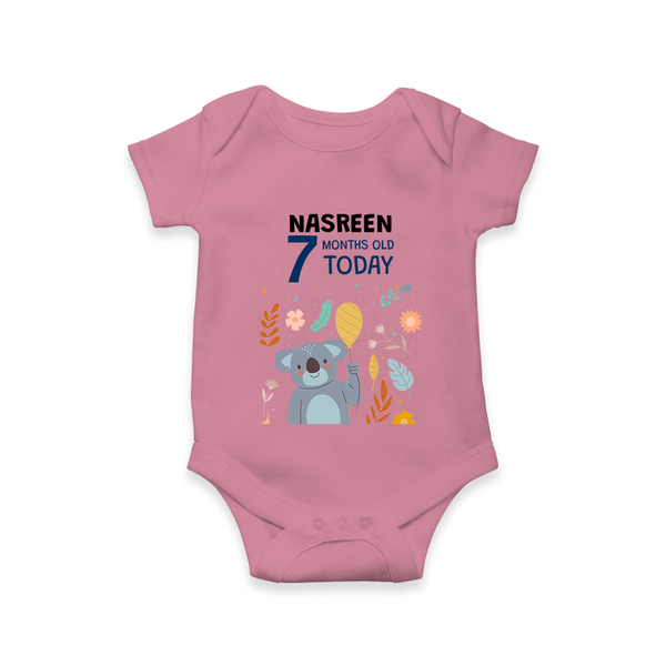 Cute Newborn Romper/Onesie for 7 Month | Custom Name & Style Options - ONION - New Born (Chest 14")