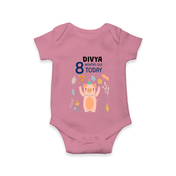 Cute Newborn Romper/Onesie for 8 Month | Custom Name & Style Options - ONION - New Born (Chest 14")