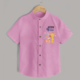 Cute Newborn Shirt for 9 Month | Custom Name & Style Options - BABY PINK - 0 - 6 Months Old (Chest 23")