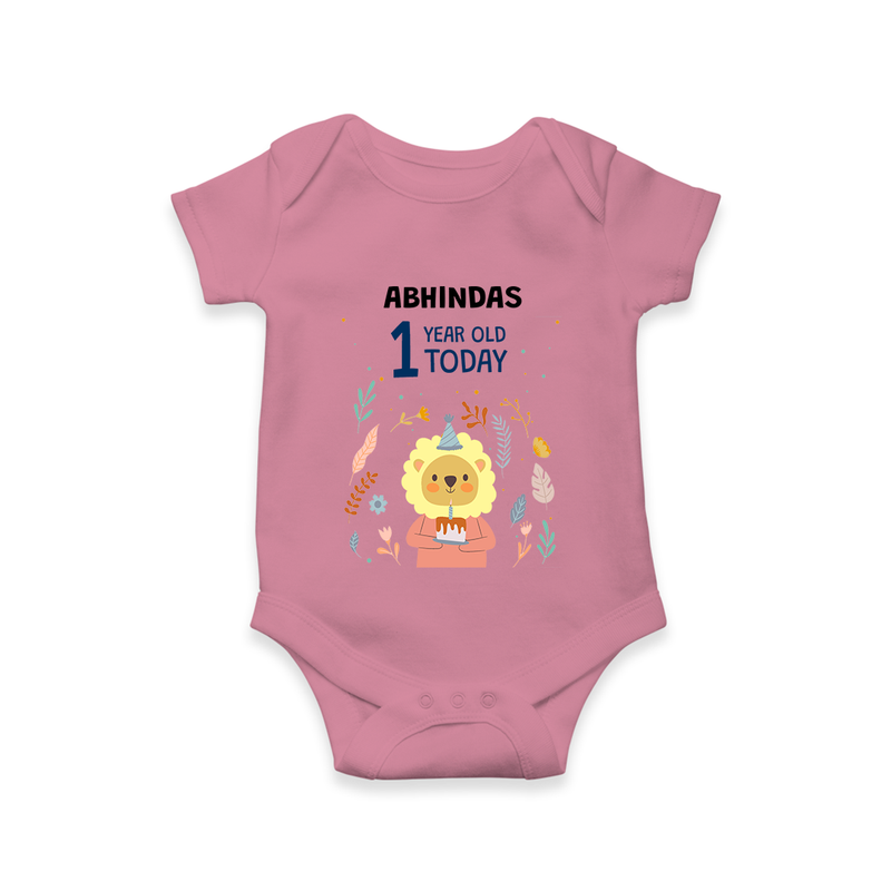 Cute Newborn Romper/Onesie for 1 Year | Custom Name & Style Options - ONION - New Born (Chest 14")