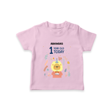 Celebrate The Magic Of Your Baby's First Year Birthday With Our Elegant And Customized T-Shirt For Babies - PINK - 0-5 Months Old (Chest 17")