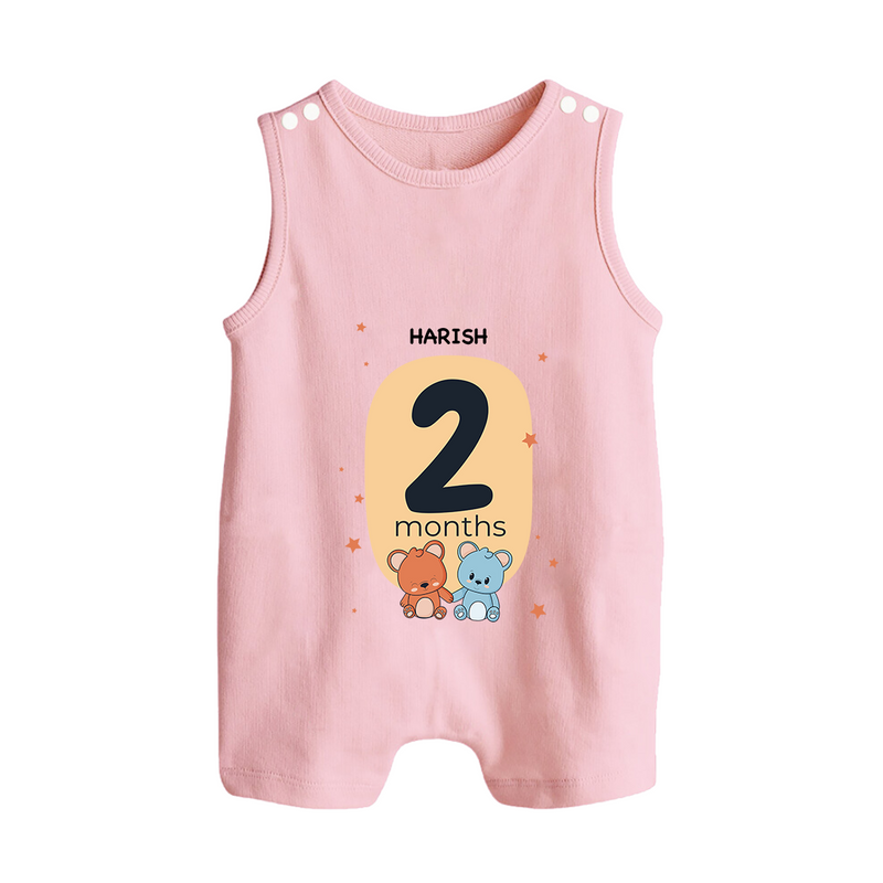 Commemorate This Special Moment With Our Bespoke Baby Romper Suit, Perfect For 2-Month Celebration - BABY PINK - 0 - 5 Months Old (Chest 18")