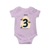 Commemorate your little one's 3rd month with a customized romper
