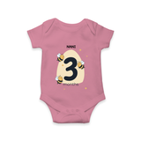 Commemorate This Special Moment With Our Bespoke Baby Romper, Perfect For 3-Month Celebration - ONION - 0 - 3 Months Old (Chest 16")