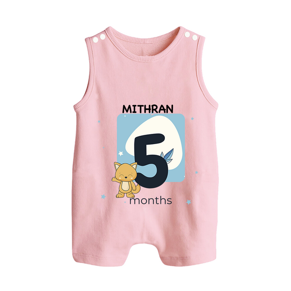 Commemorate This Special Moment With Our Bespoke Baby Romper Suit, Perfect For 5-Month Celebration - BABY PINK - 0 - 5 Months Old (Chest 18")