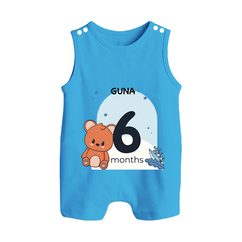 Commemorate This Special Moment With Our Bespoke Baby Romper Suit, Perfect For 6-Month Celebration - ROYAL BLUE - 0 - 5 Months Old (Chest 18")