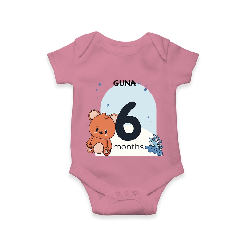 Commemorate This Special Moment With Our Bespoke Baby Romper, Perfect For 6-Month Celebration - ONION - 0 - 3 Months Old (Chest 16")