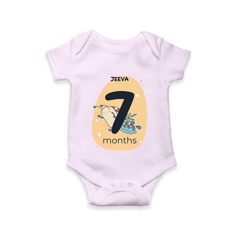 Commemorate This Special Moment With Our Bespoke Baby Romper, Perfect For 7-Month Celebration - LILAC - 0 - 3 Months Old (Chest 16")