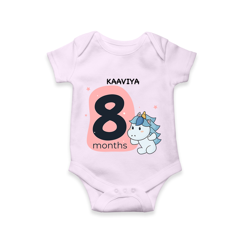 Commemorate This Special Moment With Our Bespoke Baby Romper, Perfect For 8-Month Celebration - LILAC - 0 - 3 Months Old (Chest 16")