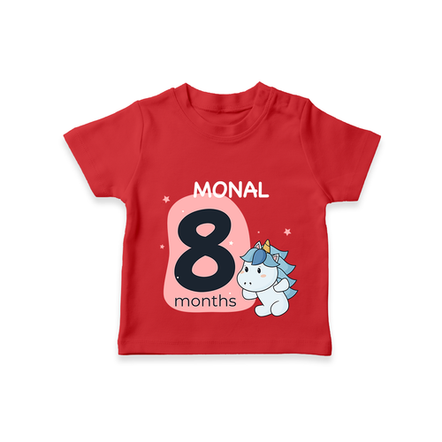 Commemorate your little one's 8th month with a customized T-Shirt