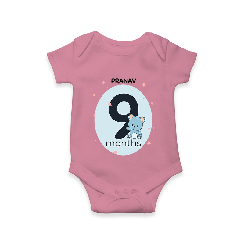 Commemorate This Special Moment With Our Bespoke Baby Romper, Perfect For 9-Month Celebration - ONION - 0 - 3 Months Old (Chest 16")