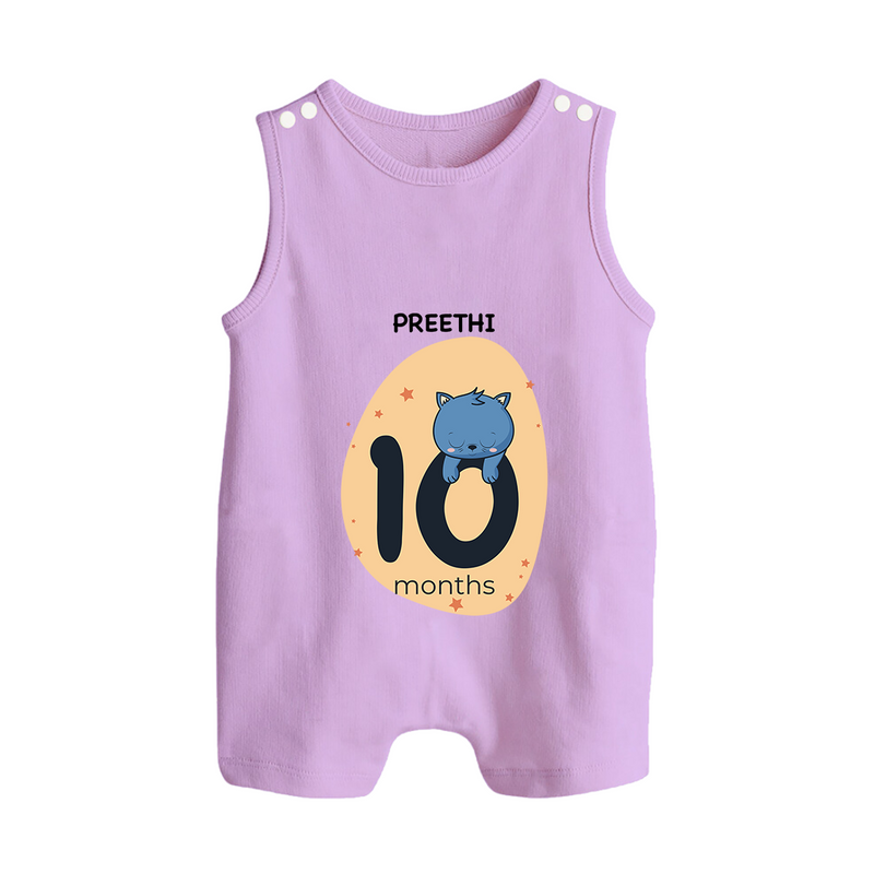 Commemorate This Special Moment With Our Bespoke Baby Romper Suit, Perfect For 10-Month Celebration - LILAC - 0 - 5 Months Old (Chest 18")