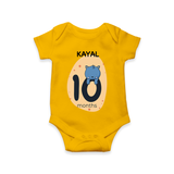 Commemorate your little one's 10th month with a customized romper