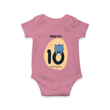 Commemorate This Special Moment With Our Bespoke Baby Romper, Perfect For 10-Month Celebration - ONION - 0 - 3 Months Old (Chest 16")