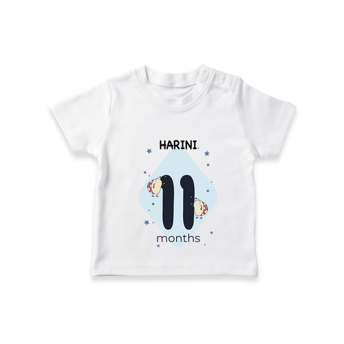 Commemorate your little one's 11th month with a customized T-Shirt